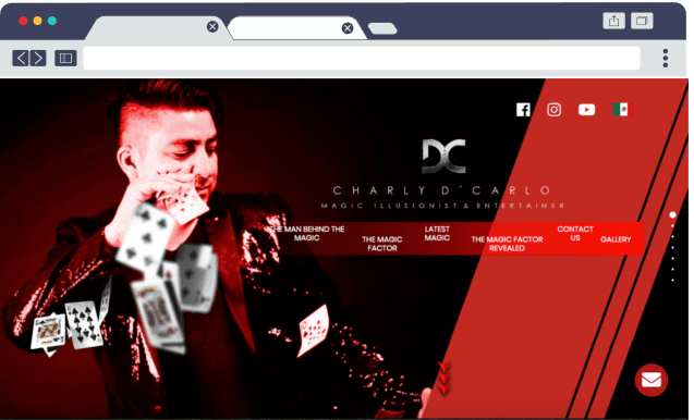 Web de D'carlo Magic